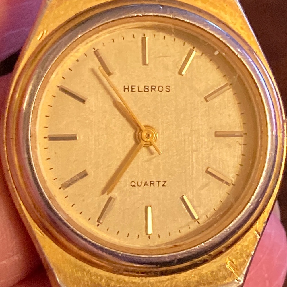 Helbros vintage watch adjustable band